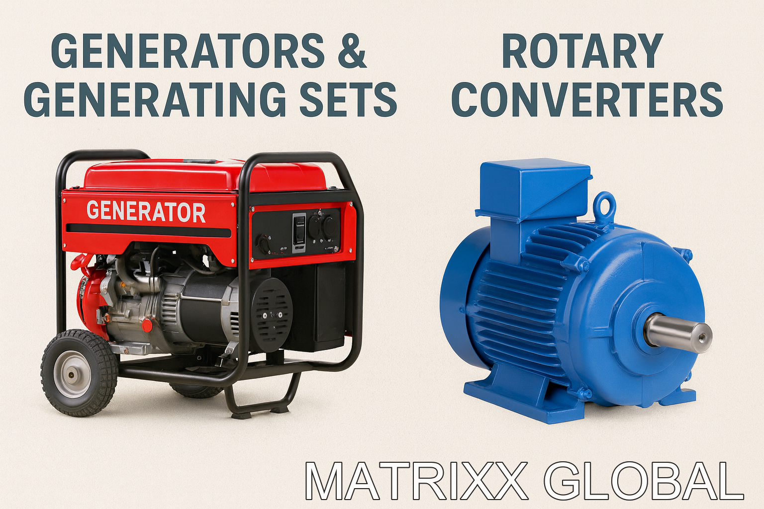 Generators and rotary converters